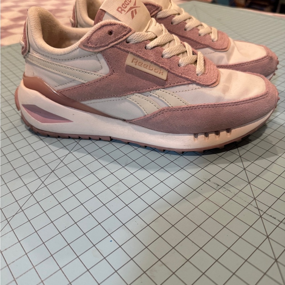 Reebok Women's Blush and Cream Sneakers